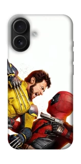 Чехол на Apple iPhone 16 Deadpool and Wolverine фото 1 из 1