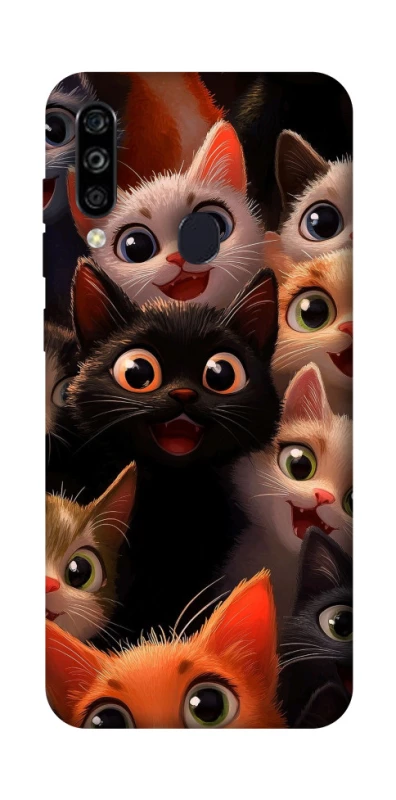 Чохол на ZTE Blade A7 (2020) happy cats фото 1 з 1