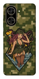 Чохол на Xiaomi Poco C71 Military Waifu фото 1 з 1
