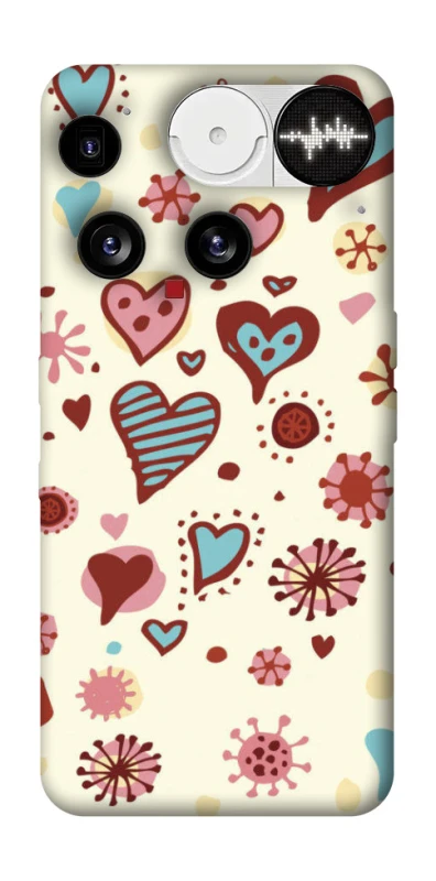 Чехол на Nothing Phone (3) Pretty hearts фото 1 из 1