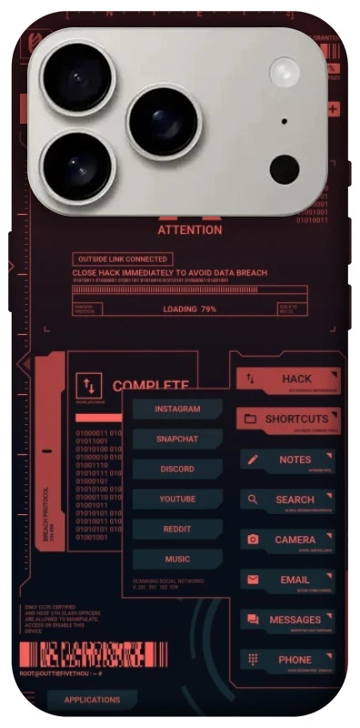 Чохол на Apple iPhone 17 Pro (6.3") Attention фото 1 з 1