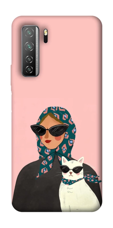 Чехол на Huawei Nova 7 SE Француженки фото 1 из 1