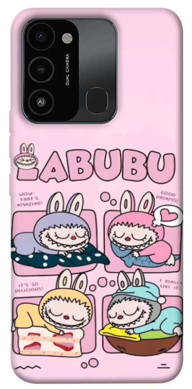 Чехол на TECNO Spark 8C Labubu Dreams Collage фото 1 из 1