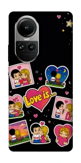 Чехол на Oppo Reno 10 Love is фото 1 из 2