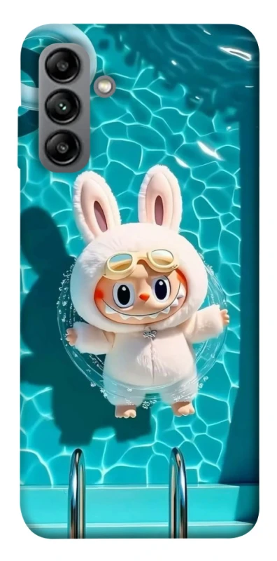 Чохол на Samsung Galaxy A04s Labubu in the pool ver.2 фото 1 з 1