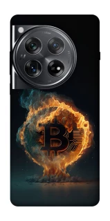 Чохол на OnePlus 12 Fire Bitcoin фото 1 з 1