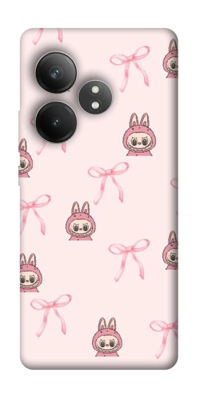 Чохол на Realme GT Neo 6 SE Pink bows and Labubus фото 1 з 1