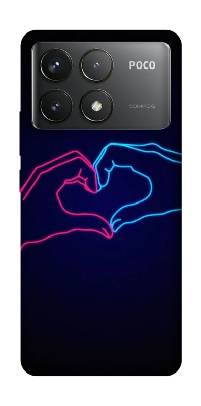 Чохол на Xiaomi Poco F6 Pro Neon love фото 1 з 1