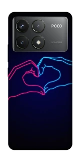 Чохол на Xiaomi Poco F6 Pro Neon love фото 1 з 1