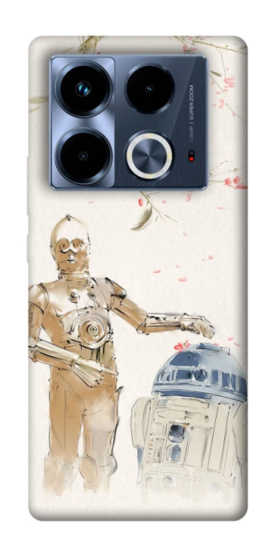 Чохол на Infinix Note 40 4G Star Wars robots фото 1 з 1