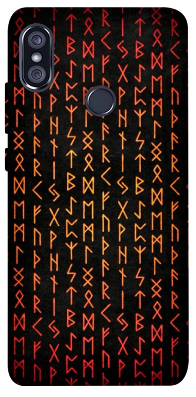 Чехол на Xiaomi Redmi Note 5 Pro / Note 5 (AI Dual Camera) Руны фото 1 из 1