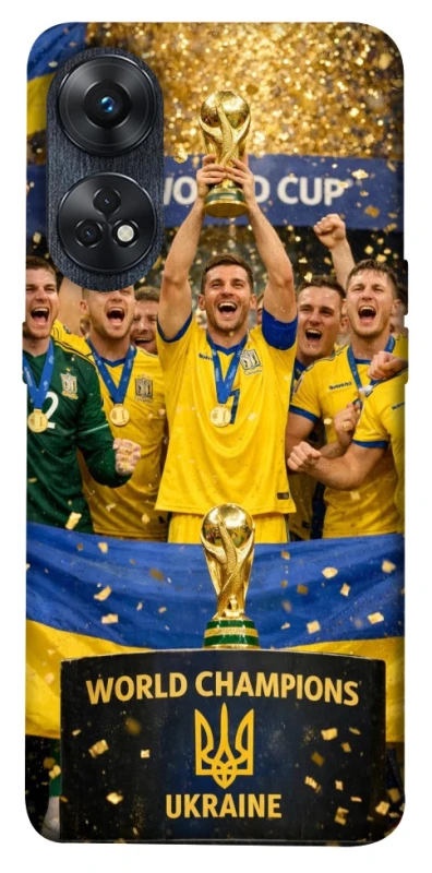Чехол на Oppo Reno 8T 4G UA-Football ver.5 фото 1 из 1