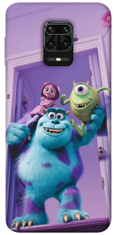 Чехол на Xiaomi Redmi Note 9s / Note 9 Pro / Note 9 Pro Max Monsters friends фото 1 из 1