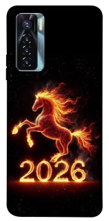 Чохол на TECNO Camon 17 Pro Red Fire Horse ver.1 фото 1 з 1
