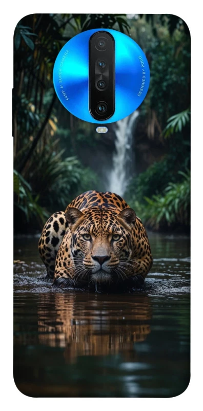 Чохол на Xiaomi Redmi K30 Leopard in water фото 1 з 1