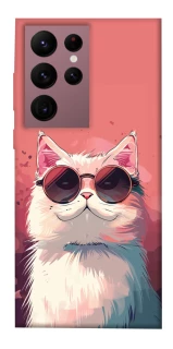 Чохол на Samsung Galaxy S22 Ultra Сat with glasses фото 1 з 1
