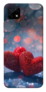 Чехол на Realme C21Y Red hearts фото 1 из 1
