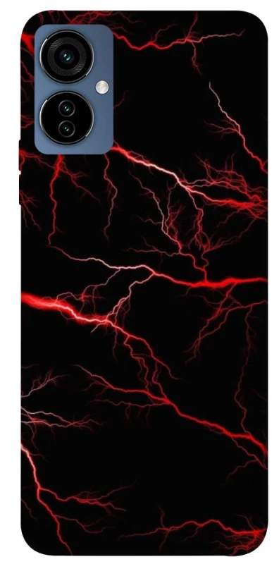 Чехол на TECNO Camon 19 Neo Красная молния фото 1 из 1