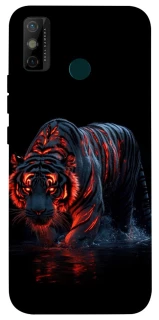 Чохол на TECNO Spark 6 Go fire tiger фото 1 з 1