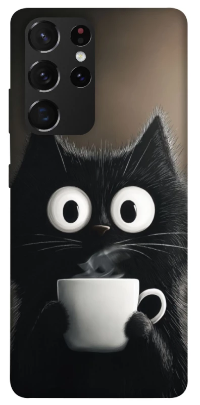 Чохол на Samsung Galaxy S21 Ultra morning cat фото 1 з 1