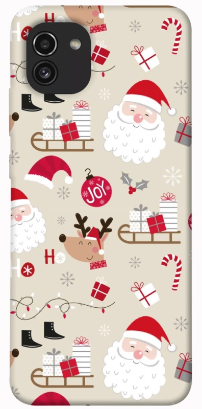 Чехол на Samsung Galaxy A03 Новогодний v1 фото 1 из 1