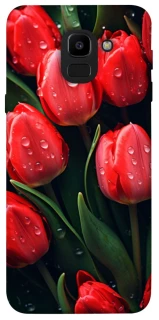 Чохол на Samsung J600F Galaxy J6 (2018) Червоні тюльпани фото 1 Чохол на Samsung J600F Galaxy J6 (2018) Червоні тюльпани фото 1 з 1
