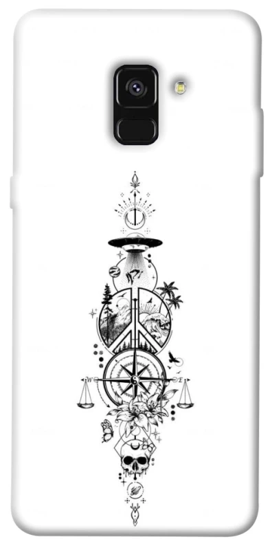 Чохол на Samsung A530 Galaxy A8 (2018) Tattoo ver.7 фото 1 з 1