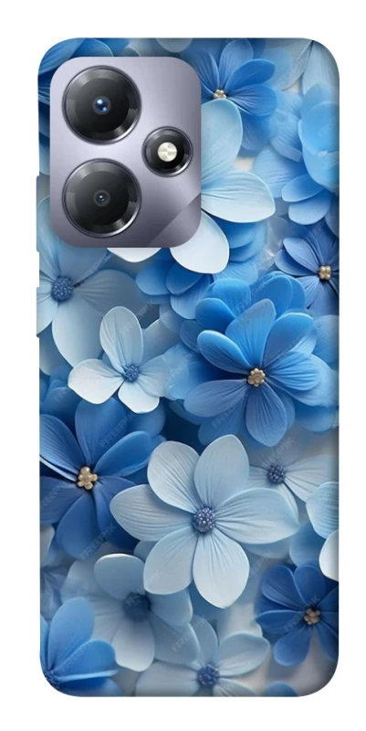 Чехол на Infinix Hot 30 Play Синие цветы фото 1 из 1