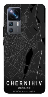 Чохол на Xiaomi 12T / 12T Pro Chernihiv map фото 1 з 1