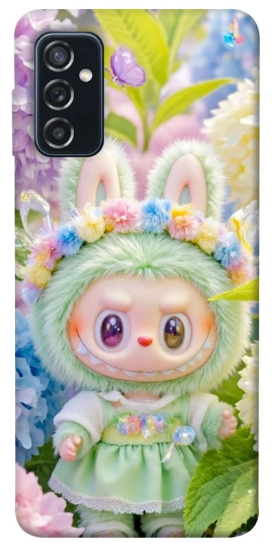 Чохол на Samsung Galaxy M52 Labubu & Flowers ver.2 фото 1 з 1