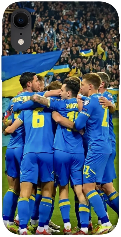 Чехол на Apple iPhone XR (6.1") Сборная Украины v3 фото 1 из 1