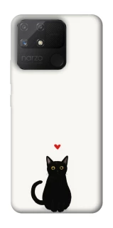 Чохол на Realme Narzo 50A cat in love фото 1 Чохол на Realme Narzo 50A cat in love фото 1 з 1