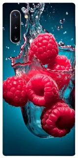Чехол на Samsung Galaxy Note 10 Малинка в воде фото 1 из 1