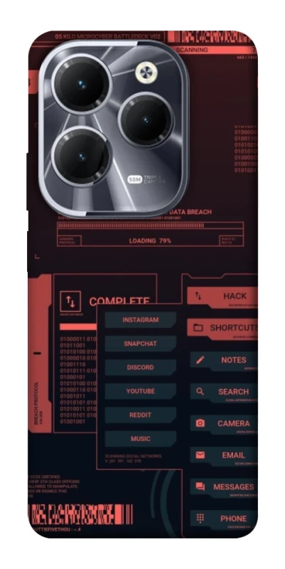 Чохол на Infinix Hot 40 Pro Attention фото 1 з 1