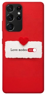 Чохол на Samsung Galaxy S21 Ultra Love Mode ON фото 1 з 1