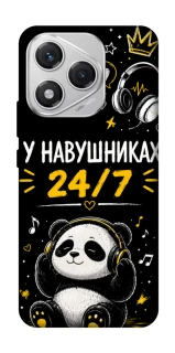 Чехол на Honor 400 Lite У навушниках 24/7 фото 1 из 1
