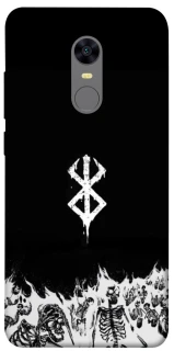 Чехол на Xiaomi Redmi 5 Plus / Redmi Note 5 (Single Camera) Berserk skeletons фото 1 из 1