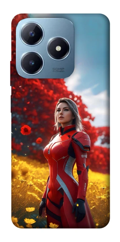 Чохол на Realme C63 Cyber space girl ver.5 фото 1 з 1