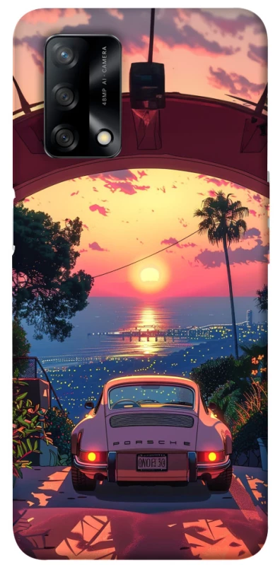 Чохол на Oppo A74 4G Porsche at sunset фото 1 з 1