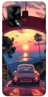 Чехол на Oppo A74 4G Porsche at sunset фото 1 из 1