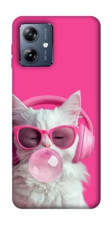 Чехол на Motorola Moto G54 Power Pink kitty фото 1 из 1