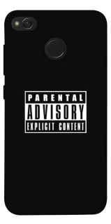 Чехол на Xiaomi Redmi 4X Parental Advisory Label фото 1 из 1
