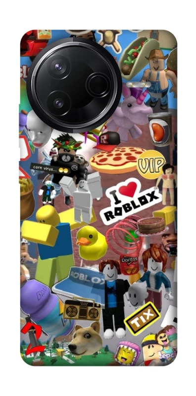 Чехол на Infinix Note 50 Pro Roblox collage ver.5 фото 1 из 1