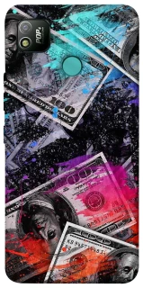 Чехол на TECNO POP 4 Neo dollar v3 фото 1 из 1