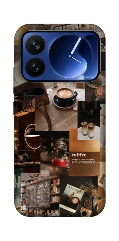 Чохол на Xiaomi Poco F7 Ultra Coffee collage ver.2 фото 1 з 1