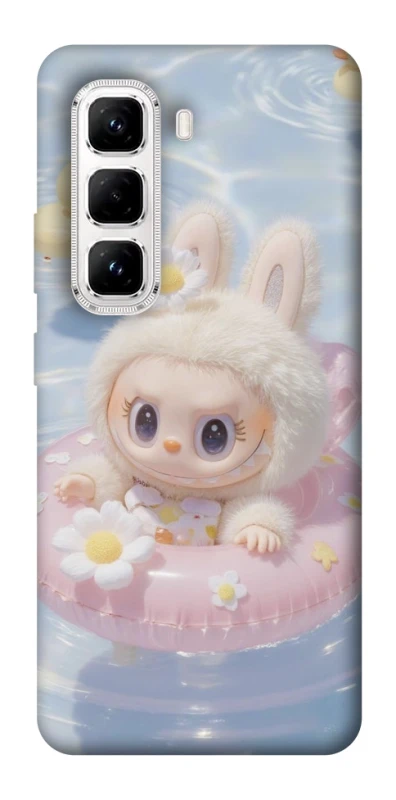 Чохол на Infinix Hot 50 Pro Labubu swimming фото 1 з 1