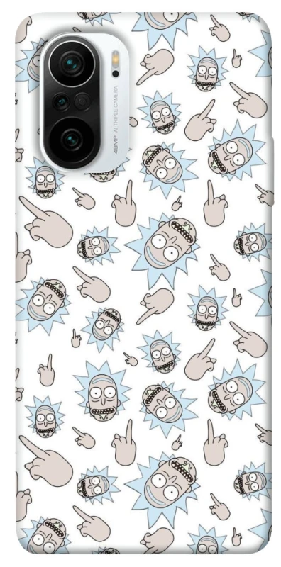 Чехол на Xiaomi Redmi K40 / K40 Pro / K40 Pro+ / Poco F3 Rick and Morty style фото 1 из 1