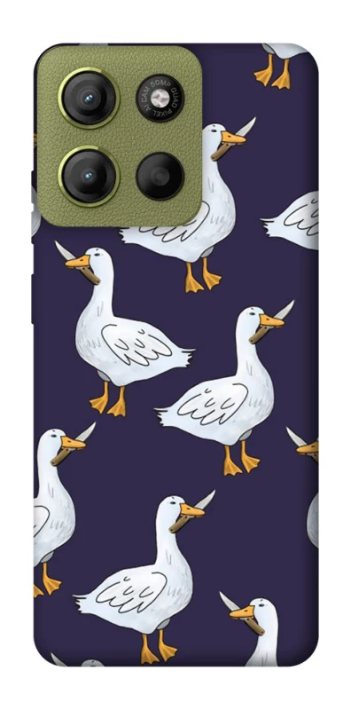 Чехол на Motorola Moto G15 4G Гуси с претензией фото 1 из 1