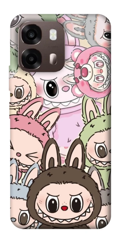 Чехол на Oppo A6 All Labubu 3 фото 1 из 2