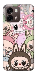 Чехол на Oppo A6 All Labubu 3 фото 1 из 2